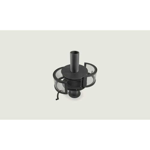 Дизайнерський камін Rocal Ronde Central with Stand and Ceiling Crest