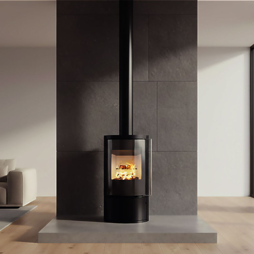 Піч на дровах Ember D17 SS VG R120 6,6 кВт