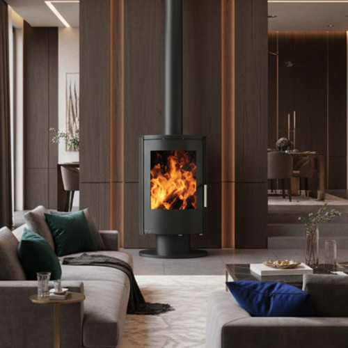 Піч на дровах Ember E16 SS VG R120 6,5 кВт