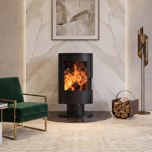 Піч на дровах Ember E16 SS VG R120 6,5 кВт