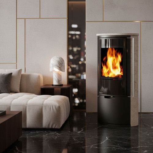 Піч на дровах Ember E14 SP VG 6,5 кВт з талькохлоридом