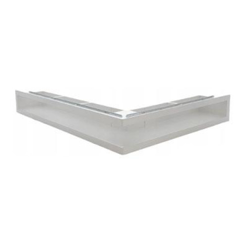 Вентиляційна решітка права кутова з рамкою Darco Ventlab KRVO-L/R, 500х700/100 мм, біла: продаж, ціна у Львові. Комплектуючі для печей і камінів від 