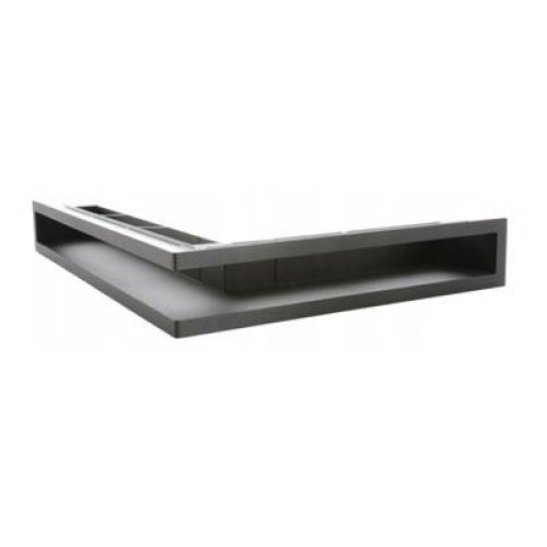 Вентиляційна решітка ліва кутова з рамкою Darco Ventlab KRVO-L/R, 700х500/100 мм, чорна: продаж, ціна у Львові. Комплектуючі для печей і камінів від 