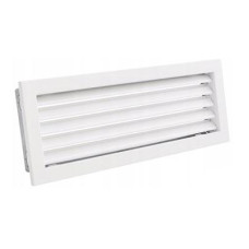 Вентиляционная решетка с неподвижными жалюзи Darco Ventlab KRVZS, 220х95 мм, белая