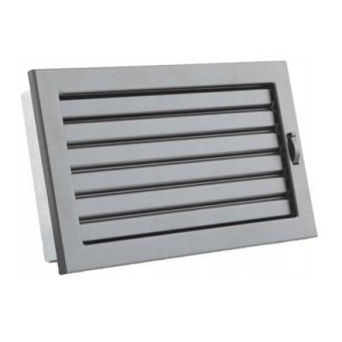 Вентиляційна решітка з рухомими жалюзі Darco Ventlab KRVZ, 325х195 мм, чорна: продаж, ціна у Львові. Комплектуючі для печей і камінів від 