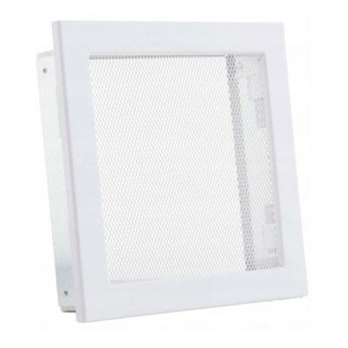 Вентиляційна решітка з сіткою Darco Ventlab KRVSM, 220х220 мм, біла: продаж, ціна у Львові. Комплектуючі для печей і камінів від 