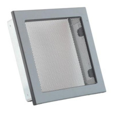 Вентиляционная решетка с сеткой Darco Ventlab KRVSM, 220х220 мм, черная