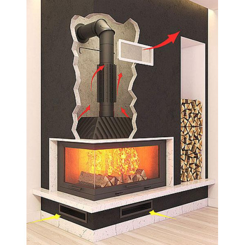 Вентиляційна решітка для каміна Darco K0, 65х205 мм, латунь антична: продаж, ціна у Львові. Комплектуючі для печей і камінів від 