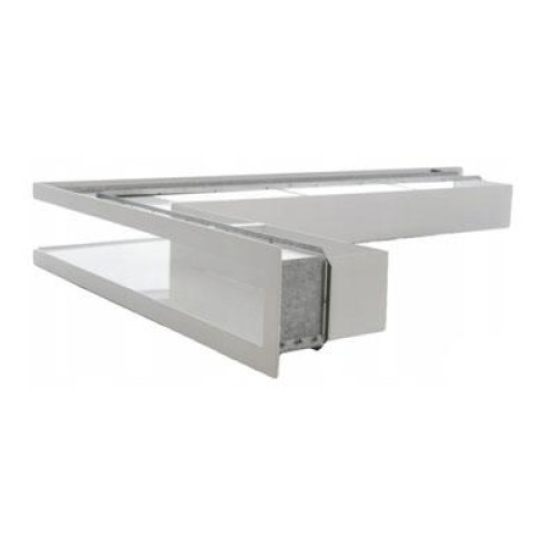 Вентиляційна решітка права кутова з рамкою Darco Ventlab KRVO-L/R, 500х700/100 мм, біла: продаж, ціна у Львові. Комплектуючі для печей і камінів від 