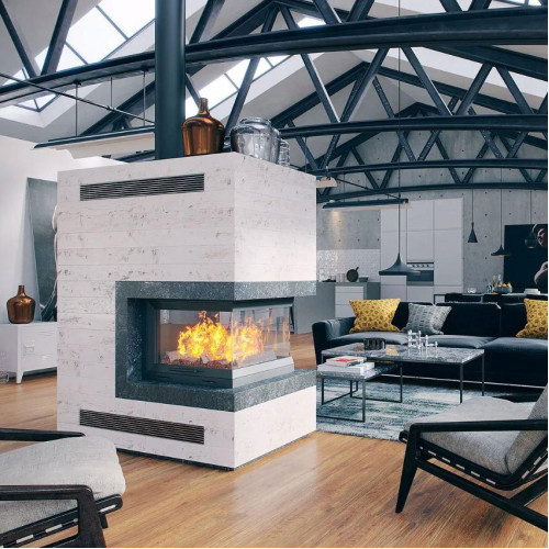 Вентиляційна решітка Darco Ventlab LOFT 650x60 мм, чорна: продаж, ціна у Львові. Комплектуючі для печей і камінів від 