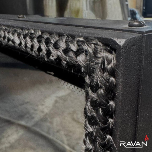 Чавунна камінна топка Ravan IMPERIAL 600 L на дровах 8 кВт