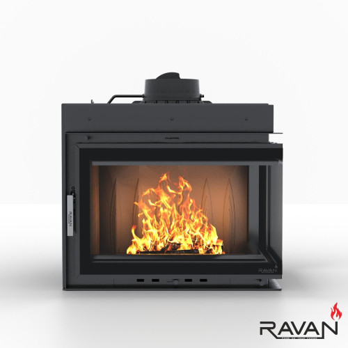 Чавунна камінна топка Ravan IMPERIAL 700 R на дровах 16 кВт