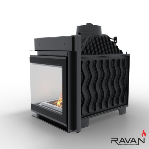 Чавунна камінна топка Ravan IMPERIAL 700 R на дровах 16 кВт