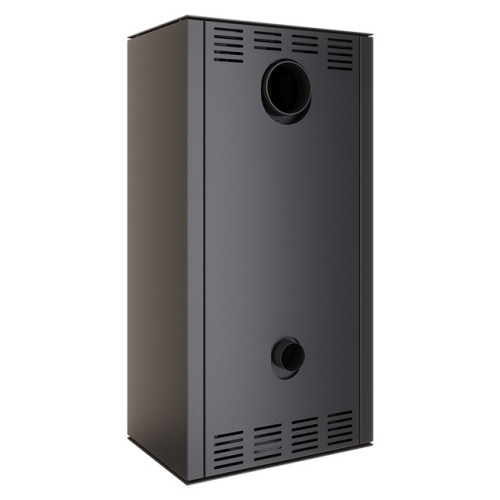 Эффективная и стильная печь камин SAVEN Vatra XL 50x50 Black ECO