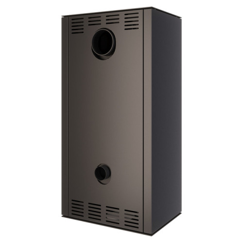 Эффективная и стильная печь камин SAVEN Vatra XL 50x50 Black ECO