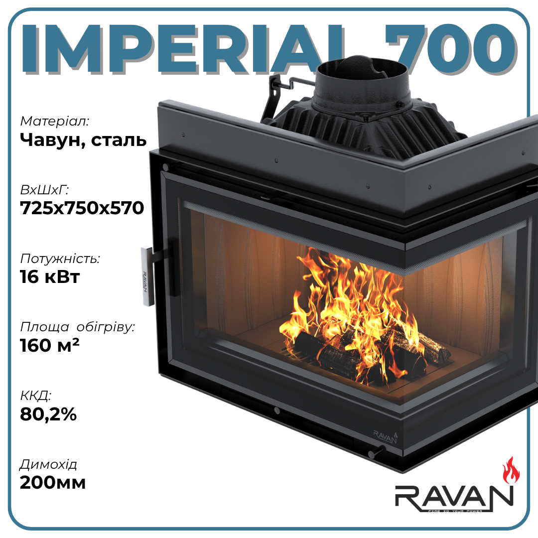 Технические особенности Ravan IMPERIAL 700 R