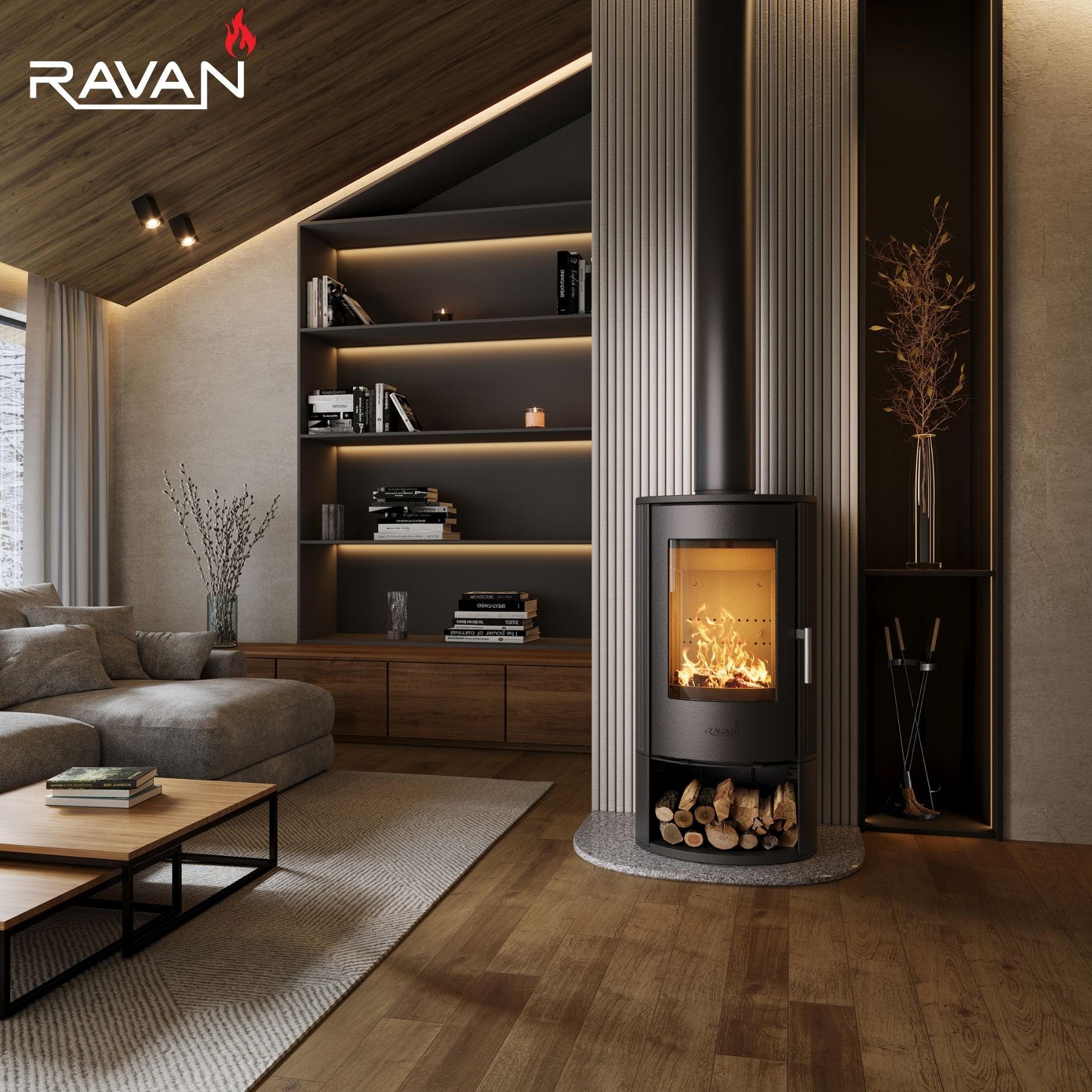 Переваги печі Ravan Auron Box